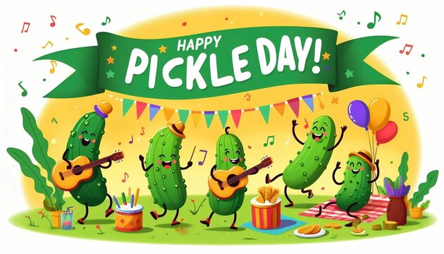 pickle day banner,