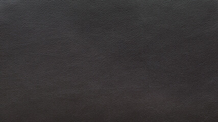 abstract background of black leather furniture upholstery texture close up