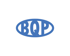 BQP logo design vector template. BQP