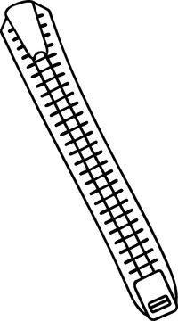 recommend clip art: zipper line art vector illustration