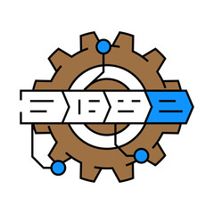 change management business process line icon vector. change management business process sign. isolated symbol illustration