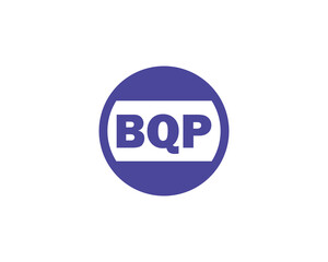 BQP logo design vector template. BQP