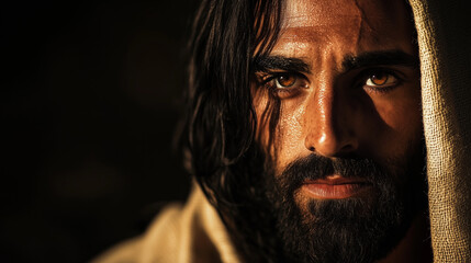 Fototapeta premium portrait of a man Generative AI 