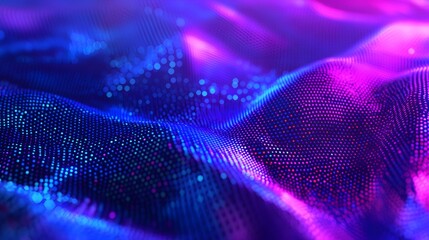 An abstract background with a blue and purple pattern, a pointillist pattern