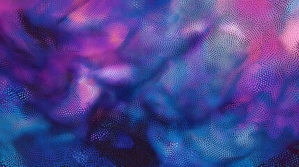 An abstract background with a blue and purple pattern, a pointillist pattern