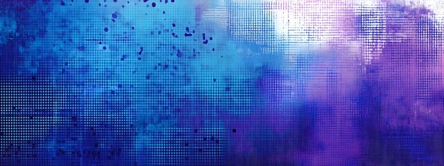 An abstract background with a blue and purple pattern, a pointillist pattern