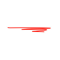Vector  of  red underline