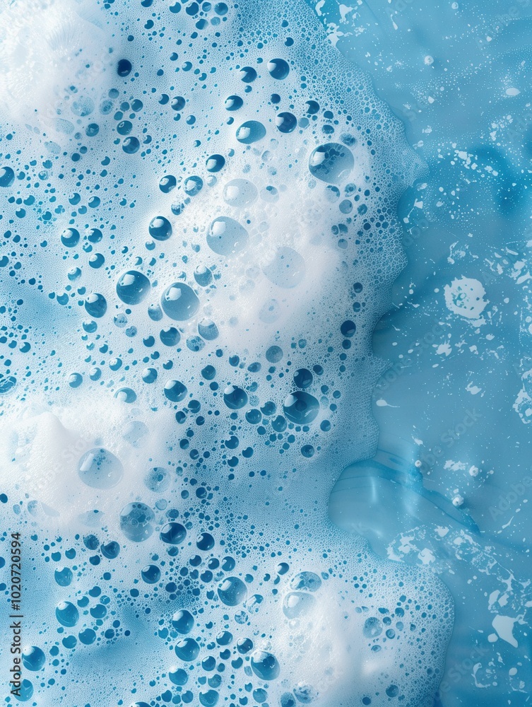 Fototapete the luxurious foam bubbles create a calming atmosphere while soaking in warm water, perfect for unwi