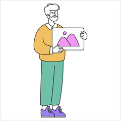 Businessman. Flat Vector Illustration