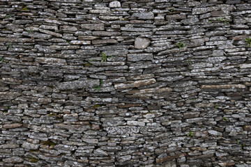 Outer Wall of Midhowe Broch, Rousay, Orkney, Scotland