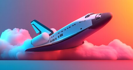 Futuristic Space Shuttle