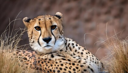 Fototapeta premium portrait of a cheetah