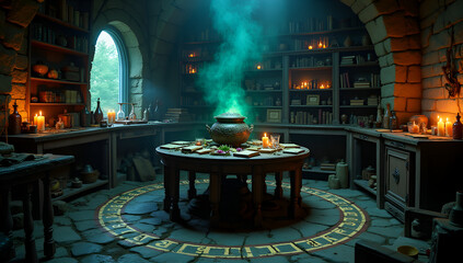 Enchanted Lair: A Witch's Mystical Abode