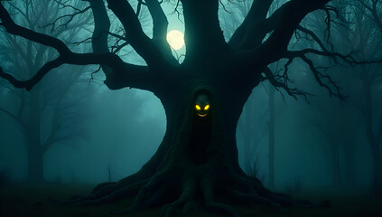 Chilling Light: The Sinister Tree's Secret