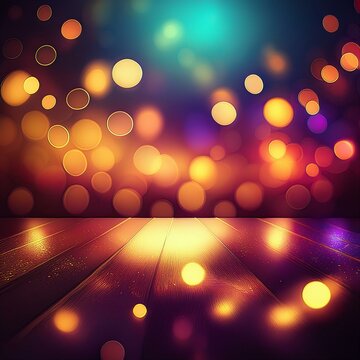 illustration with boka lighting for background