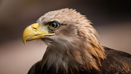 big eagle looking on background