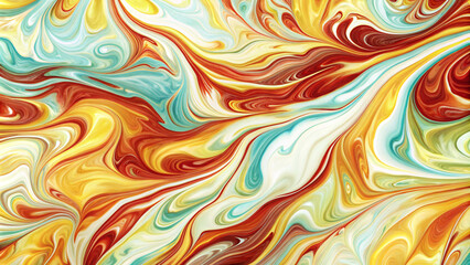 Abstract liquid marble textures in soft pastel color