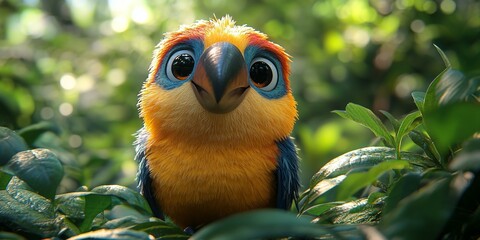 Adorable Bird from the Movie