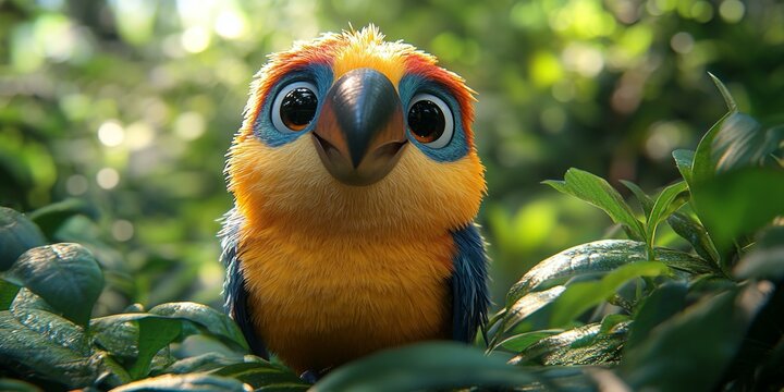 Adorable Bird from the Movie