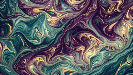 Obraz premium Abstract liquid marble textures in soft pastel color