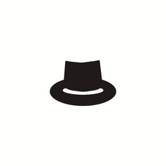 Hat icon, symbol. Flat icon design.Vector