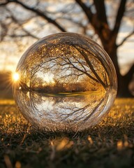 crystal sphere photography
