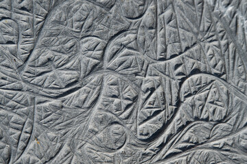 Fine detail of rough fibreglass.