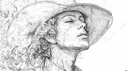 Emotional Portrait: An Abstract Representation of Identity and Style Through Minimalist Lines