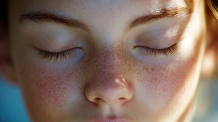 Close-up of a Girl's Face