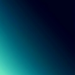 Fototapeta premium A vibrant gradient flowing from bright turquoise to deep blue creates a tranquil atmosphere background