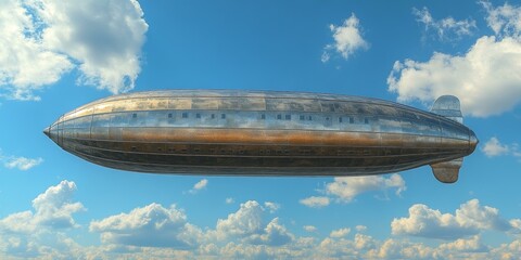 Fototapeta premium Futuristic Aerospace Vehicle, Skyward Bound