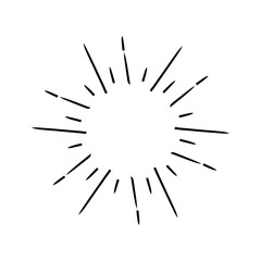 Obraz premium Fireworks flat black and white editable line vector icon to celebrate event. 