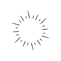 Fireworks flat black and white editable line vector icon to celebrate event. 