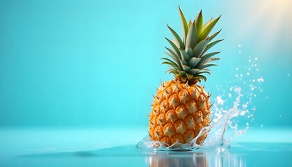 pineapple in water