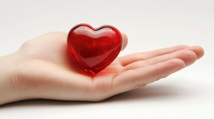 Fototapeta premium The Heart in a Hand