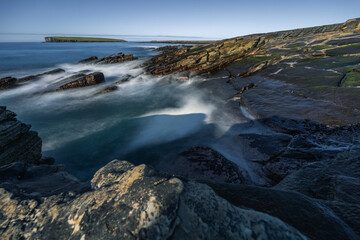 Shoreline Rocks near Birsay, Orkney, Scotland