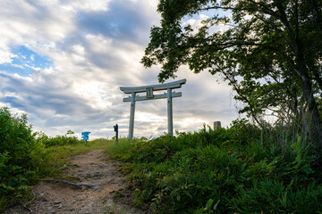 龍王山の天空の鳥居