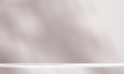 3D studio background for product presentation and floor with stand Table with sunlight streaming in from the window Illustration pattern with kitchen counter