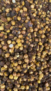 The Closeup View of Chickpeas 