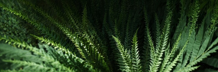 Fototapeta premium A green leafy plant with a lot of green leaves. The leaves are very green and are spread out