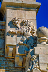 Stone carving, Santander, Cantabria, Spain, September 2024