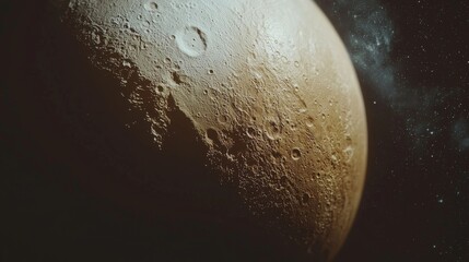 A close-up of Pluto