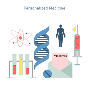 Patient Centric Care. Flat Vector Illustration