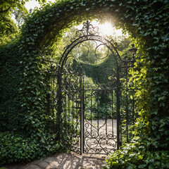 Obraz premium Garden Gate