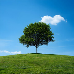 Fototapeta premium tree in the field
