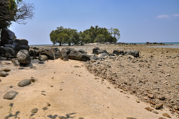 Ocean shore on Phuket island
