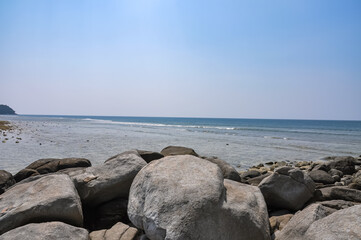 Ocean shore on Phuket island