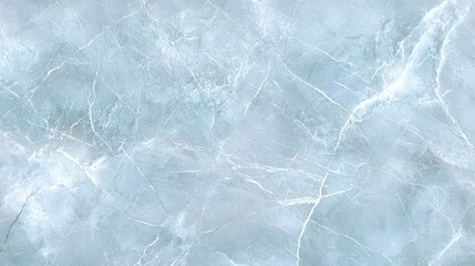 Obraz premium A blue and white tile floor with a few cracks