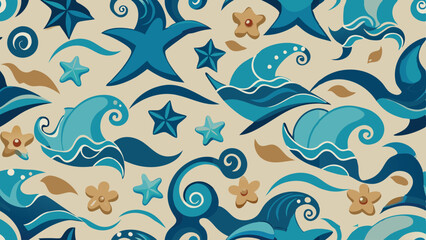 natural seamless pattern background 