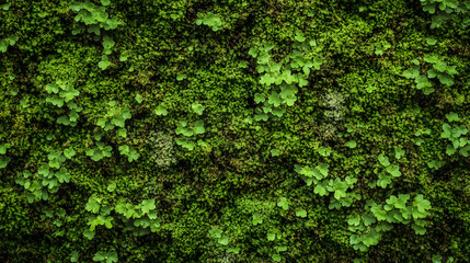 Green moss texture, background.